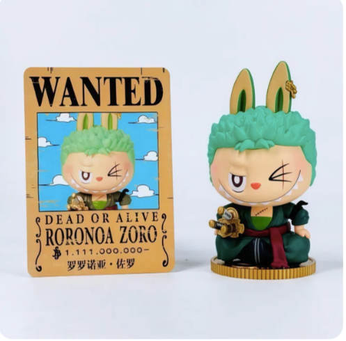 labubu x one piece roronoa soro