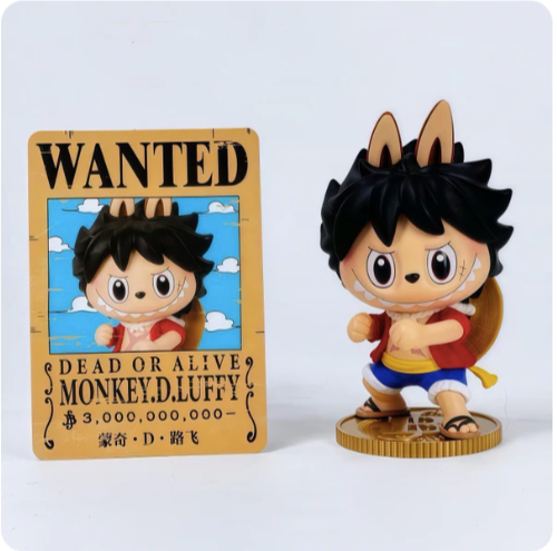 labubu x one piece monkey d luffy